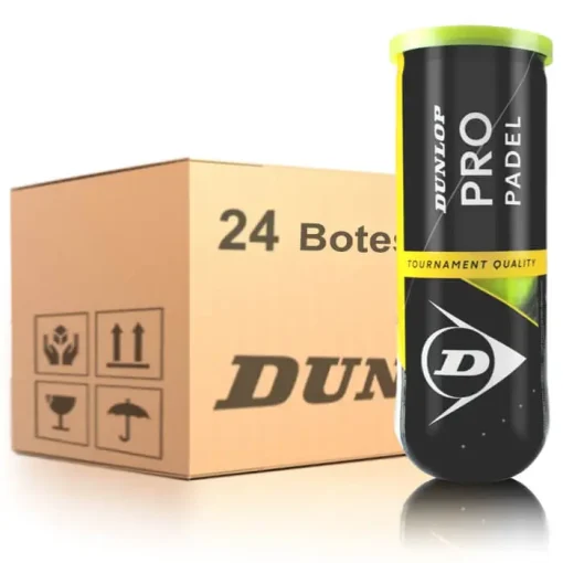 Caja Pelotas Padel Pro Dunlop X24 Tubos